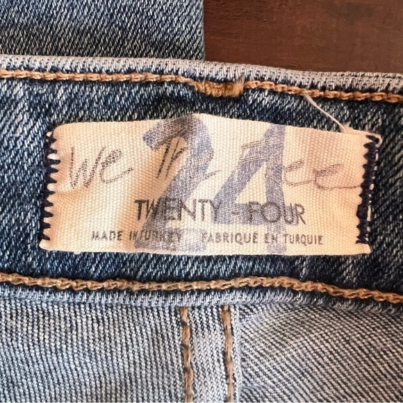 FREE PEOPLE We The Free Denim Skinny Jeans Mid Rise Sierra Size 24 NWT - Picture 6 of 8